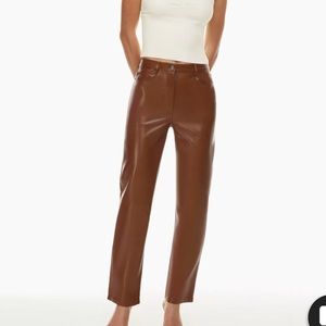 Aritzia melina leather pants